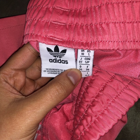 ADDIDAS 3 STRIPE CORAL SHORTS W POCKETS - Picture 5 of 5